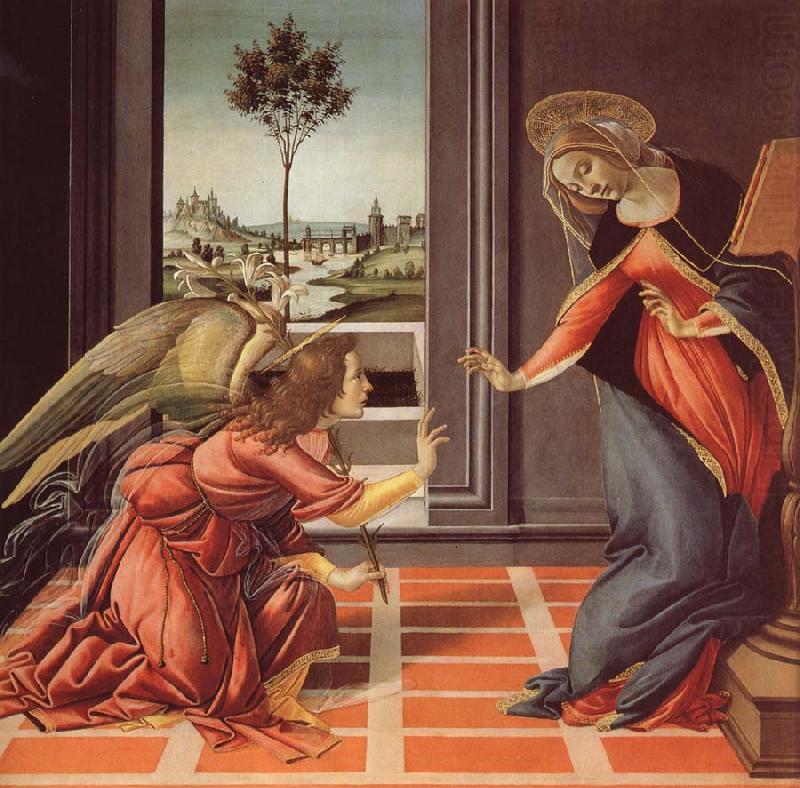 The Annunciation, Sandro Botticelli